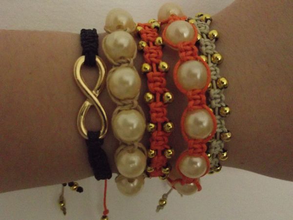Kit de Pulseiras Macrame e Shambala